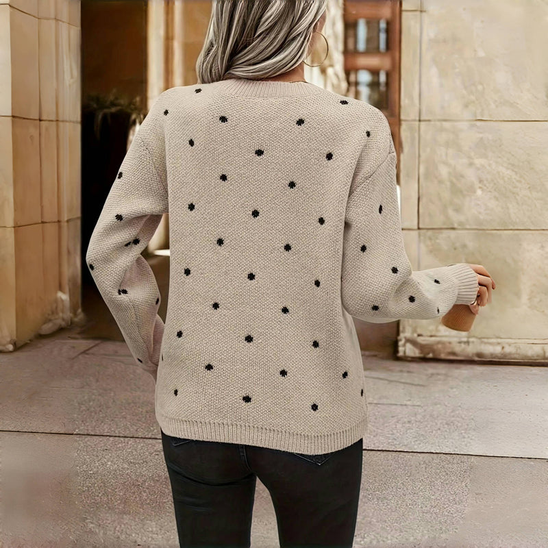 Maeve | Comfortable Dot Sweater
