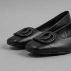 Opium Leather Flats
