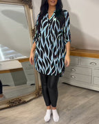 Alexandra | Printed Loose-Fit Top