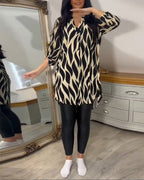 Alexandra | Printed Loose-Fit Top