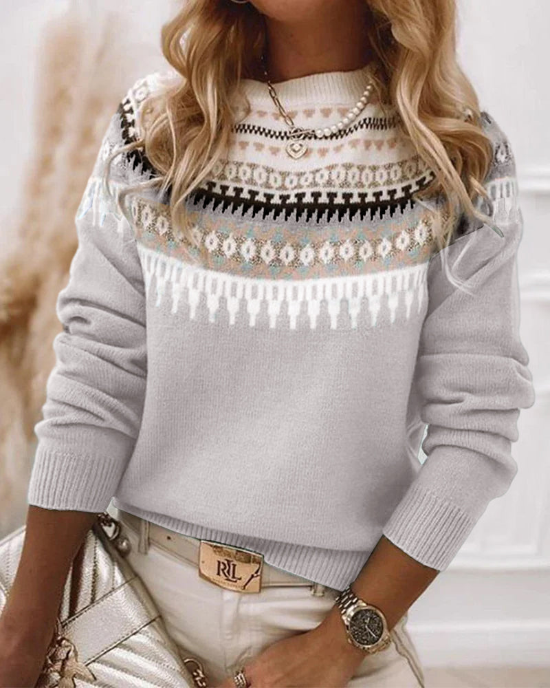 Avery | Fair Isle Knit Sweater