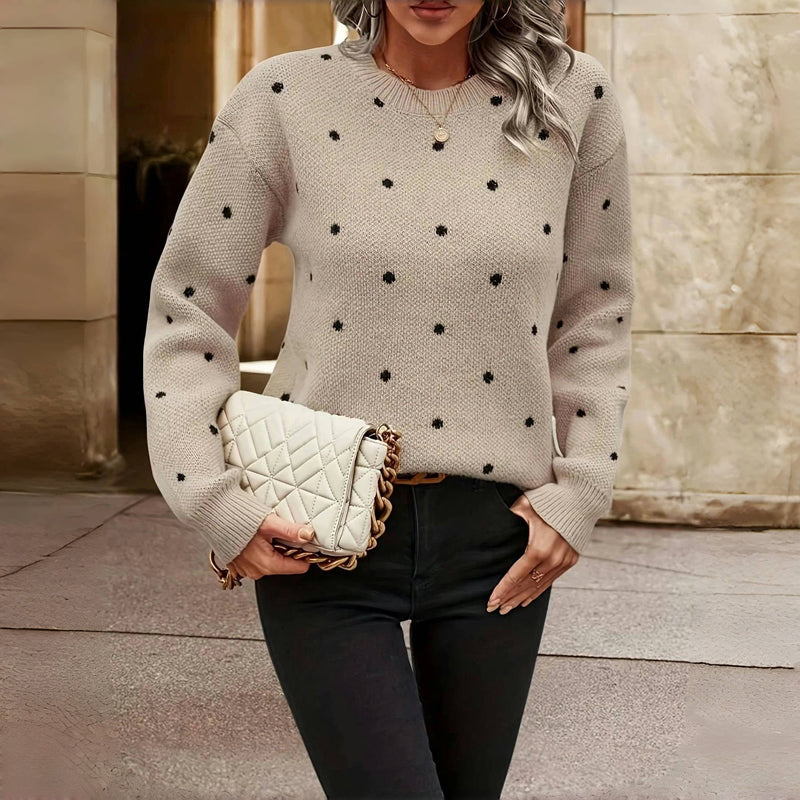 Maeve | Comfortable Dot Sweater