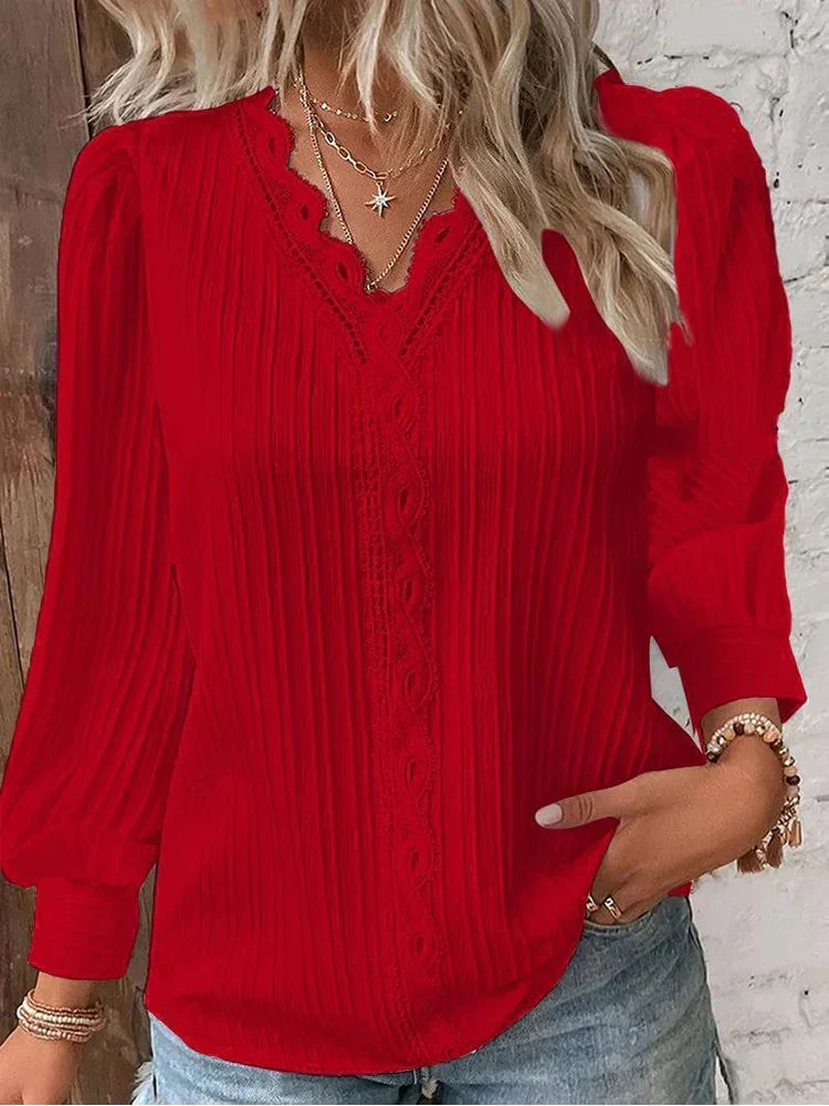 Valerie | Classic Pleated Top