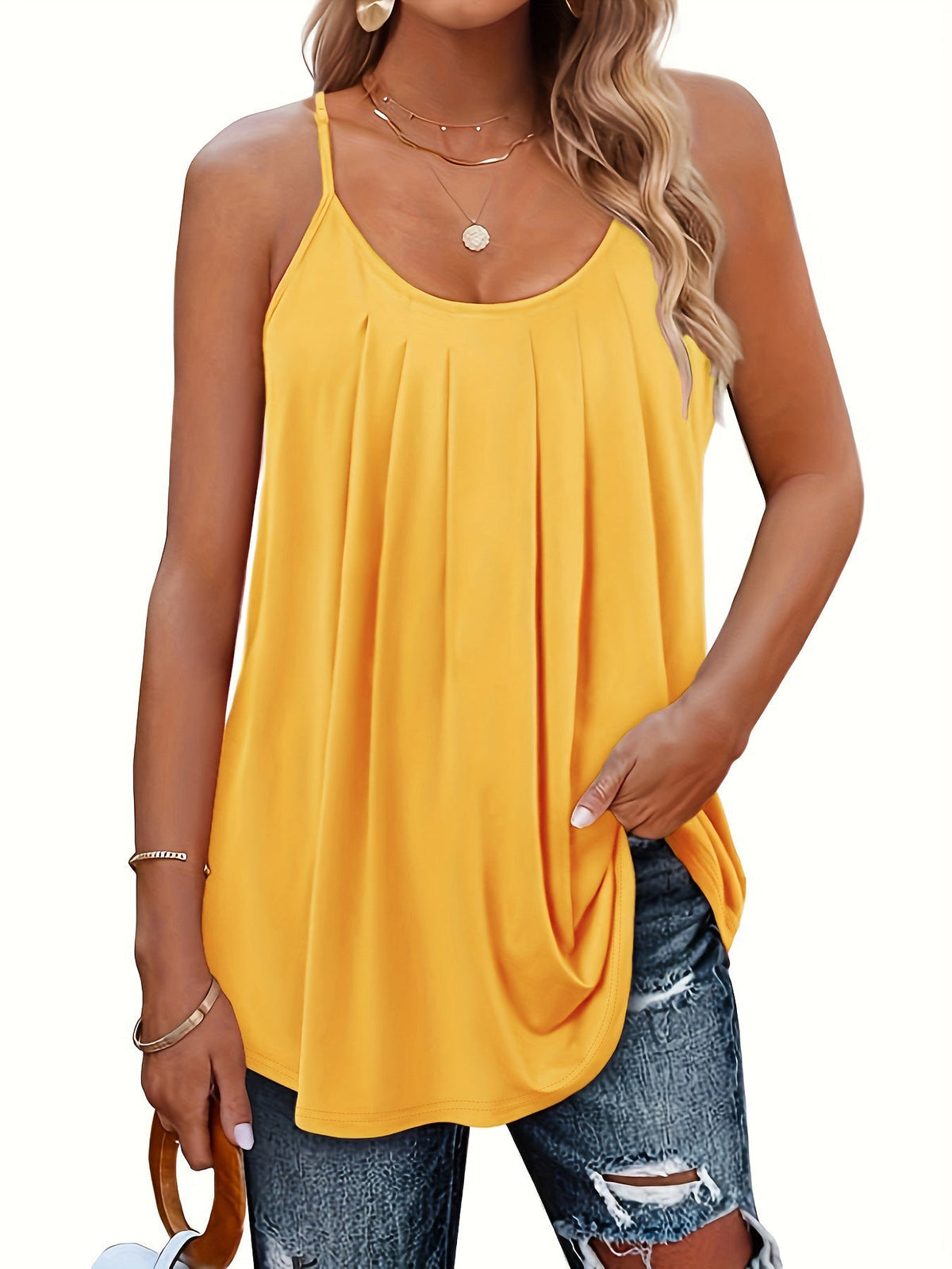 Michelle | Lightweight Spaghetti Strap Fit Summer Top
