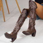 Cheyenne  Classic Over-the-Knee Cowboy Boots