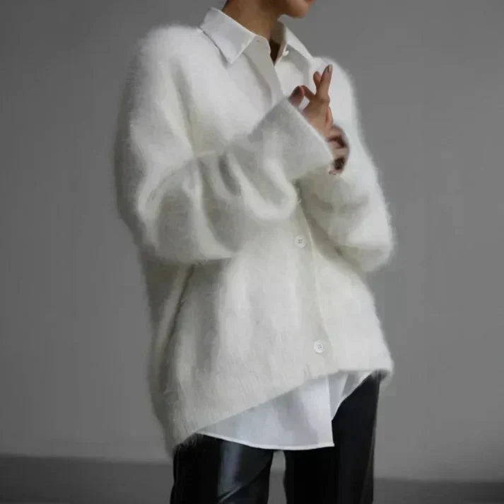Marilyn | Fuzzy Mohair Cardigan