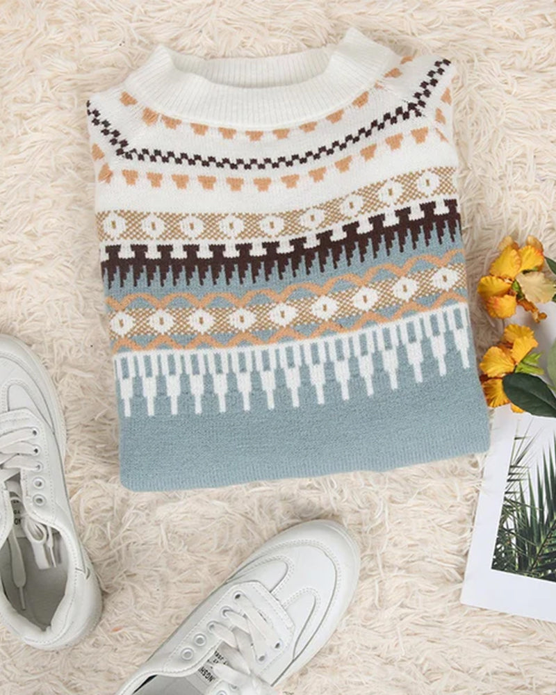 Avery | Fair Isle Knit Sweater