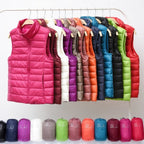 Amira | Lightweight Puffer Vest with Pleated Design